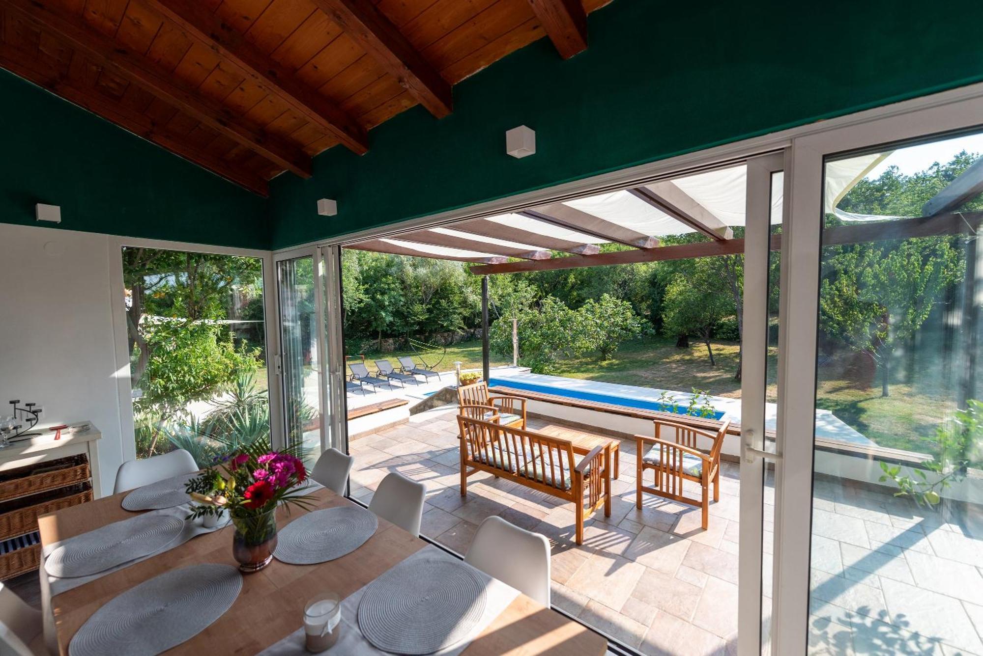 Garden Villa Hreljin Exterior foto