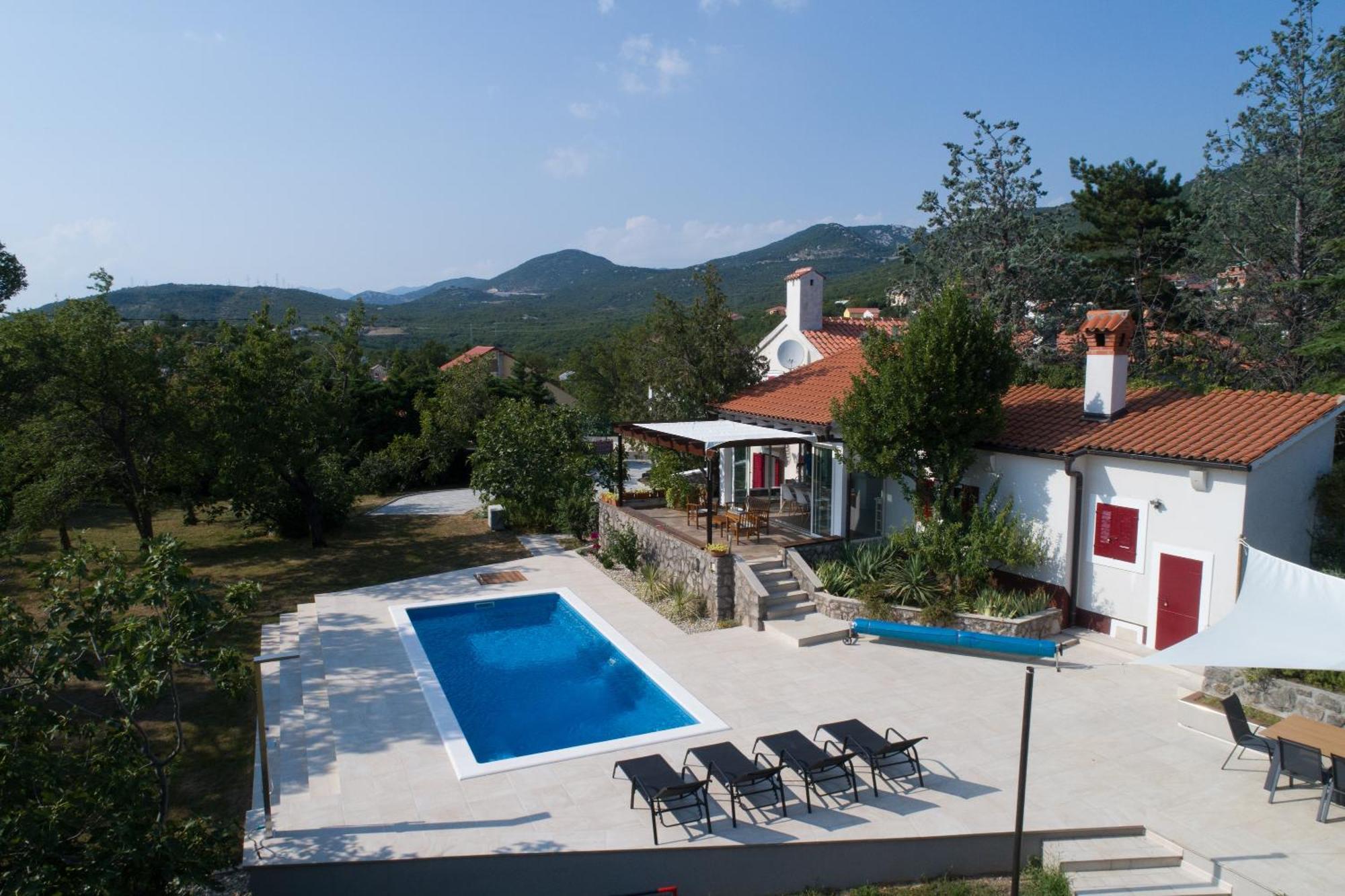 Garden Villa Hreljin Exterior foto
