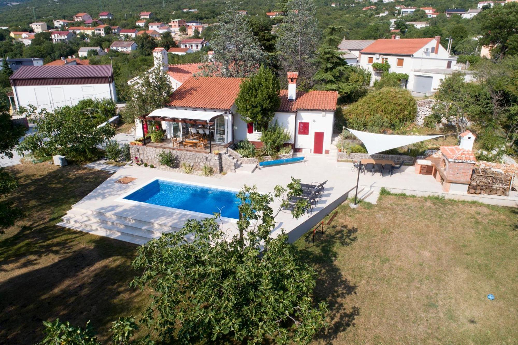Garden Villa Hreljin Exterior foto