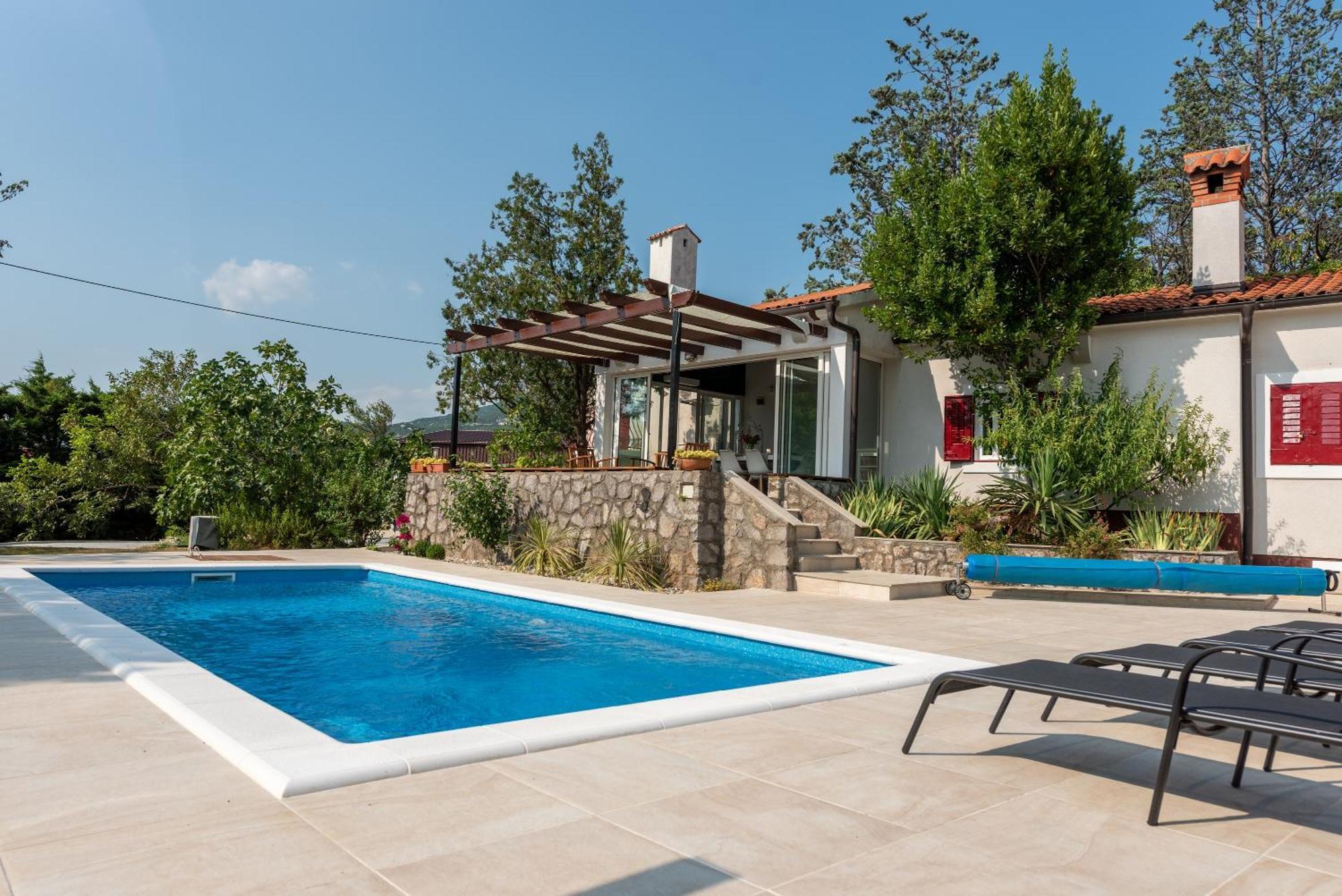 Garden Villa Hreljin Exterior foto